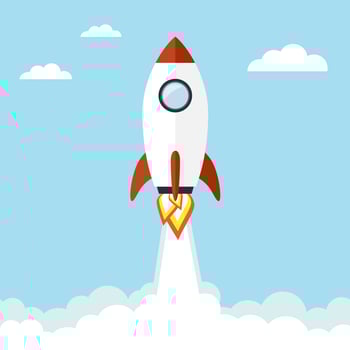 Rocket illustration vector