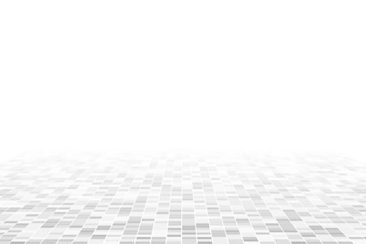 White geometric perspective background vector