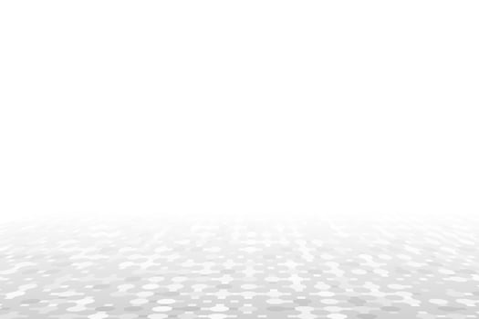 White geometric perspective background vector