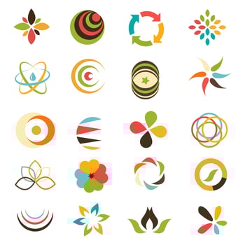 Business logo collection vector