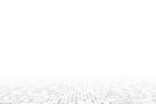 White geometric perspective background vector