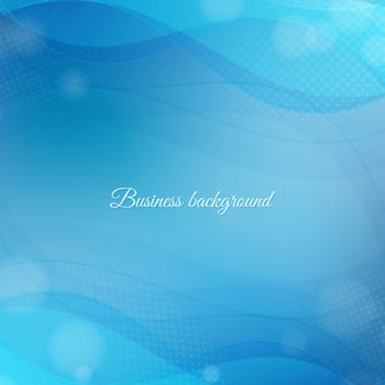 Blue waves background. Abstract blue wave background Blue wave business template vector