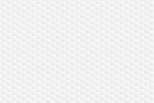 Hexagonal white pattern vector