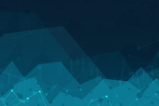 Vector Illustration of an Abstract Background with Graphs. chart of stock market investment trading.