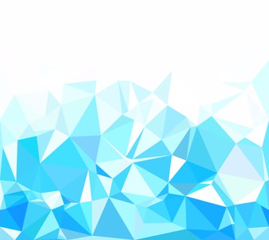 Blue Polygonal Mosaic Background, Creative Design Templates vector