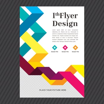 Professional Business Brochure Template vector