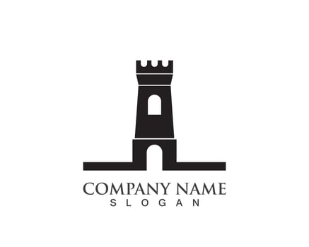 fortress logo  and symbols  vector