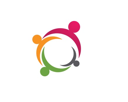 Community people care logo and symbols template,, vector