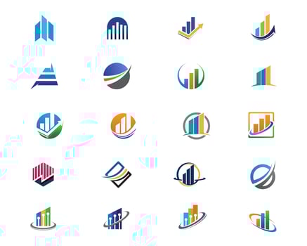 Business Finance Logo template vector