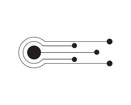 Abstract future digital science technology concept.. vector
