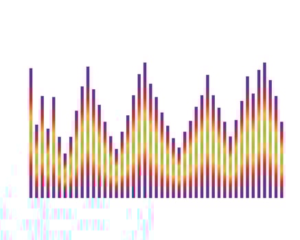 Sound waves vector illustration
