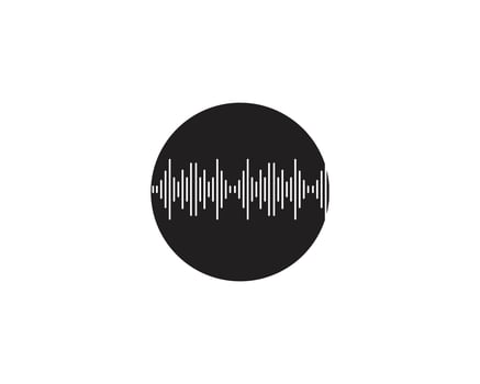 Sound waves vector illustration