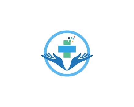 Hand care logo and symbols template icons vector