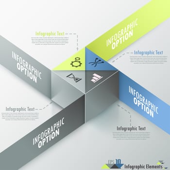 Modern Infographics Options Banner. vector