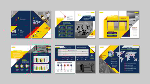 Brochure creative design.  vector