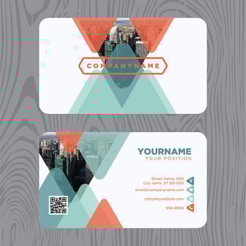 Colorful Business Card  vector
