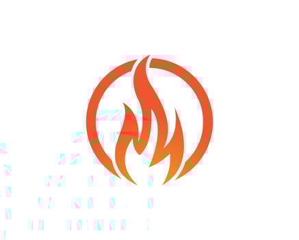  Fire vector icon logo template