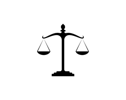 Justice lawyer logo and symbols template icons app vector