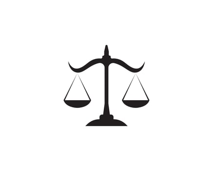Justice lawyer logo and symbols template icons app vector