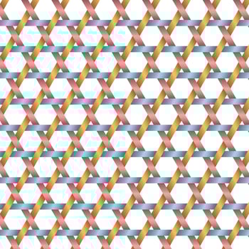 Basket design on seamless pattern. vector