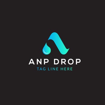 A letter logo design vector