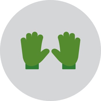 Vector Gloves Icon 