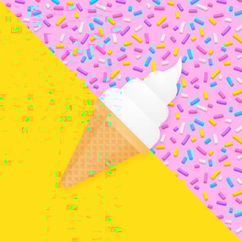 Ice Cream Summer Background vector