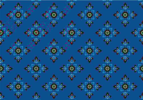 Thai traditional style art pattern vector