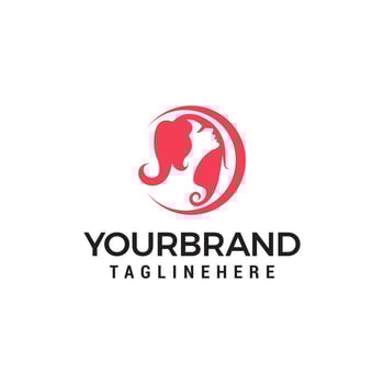 beauty women logo Template vector icon design