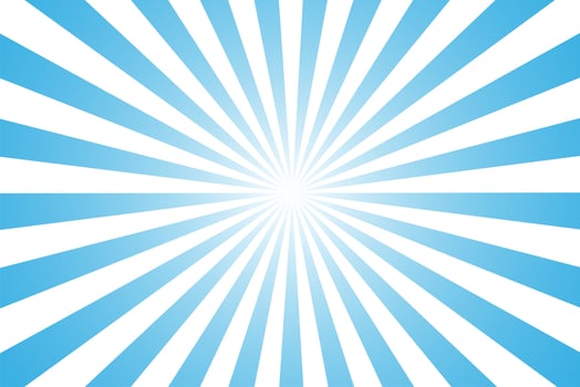 The cartoon style blue and white background. gives the feeling of morning sun Starting the day. vector