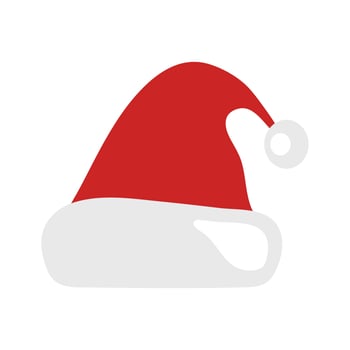 Santa Claus Christmas hat vector