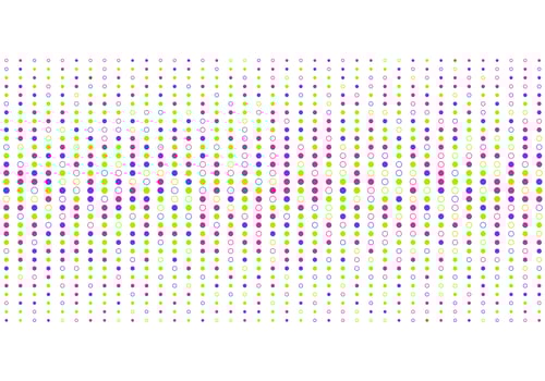 Abstract colorful dots pattern halftone style on white background. vector