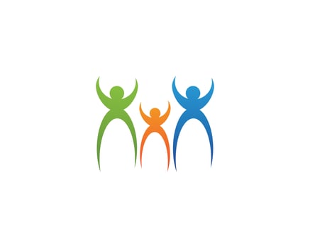Community people logo and symbols template  icons vector