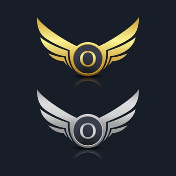 Letter O emblem Logo vector