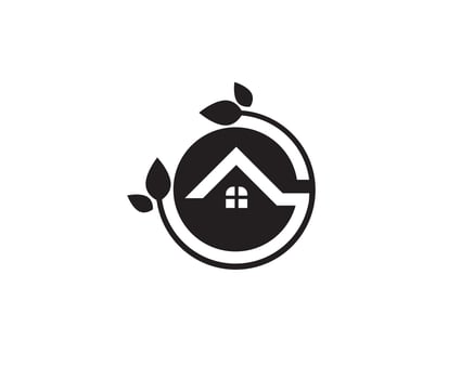 property house and home logos template  vector
