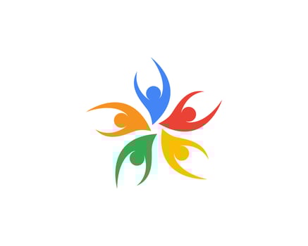 Community people care logo and symbols template,, vector
