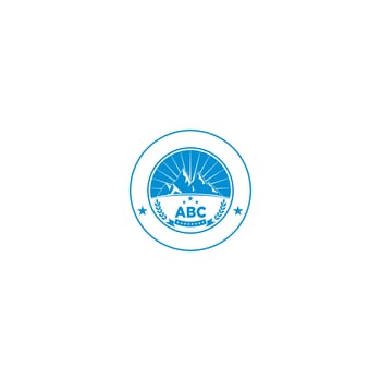 mountain landscape logo template vector illustration icon element