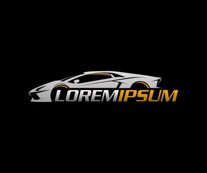 auto logo.sport car logo design concept template vector
