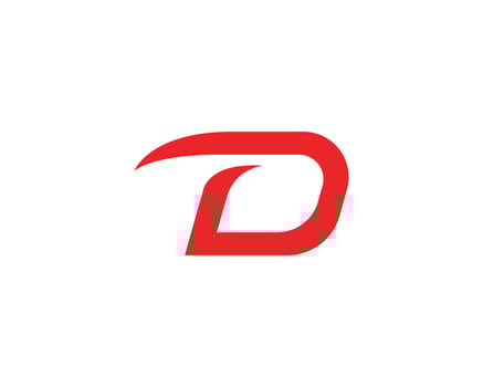D faster Logo Business Template Vector 