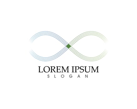 infinity logo and symbol template icons app  vector