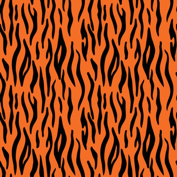 Abstract animal print. Seamless vector pattern with tiger stripes. Textile repeating tiger fur background