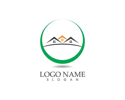 Real estate and building home logo vector template