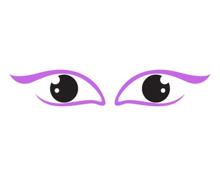 Eyes care health logo and symbols  vector