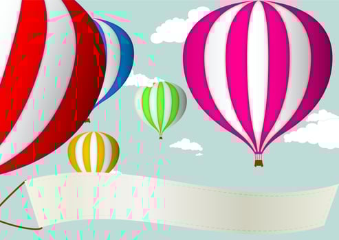 Hot Air Balloon vector