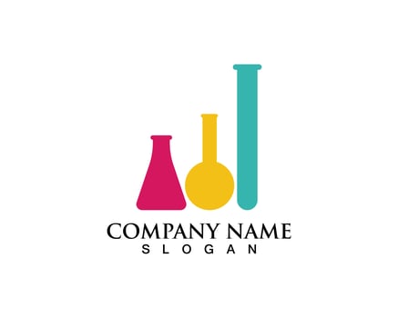 Laboratorium logo and symbols vector lab