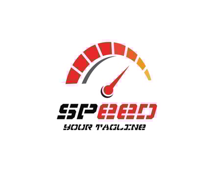 Faster Logo Template vector icon illustration design 