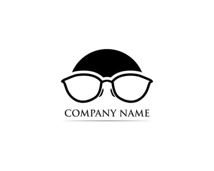 Glasses Logo Design vector