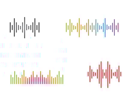 sound wave illustration vector