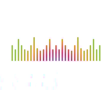 sound wave illustration vector