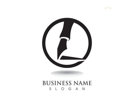 pen Logo template Vector illustration business 
